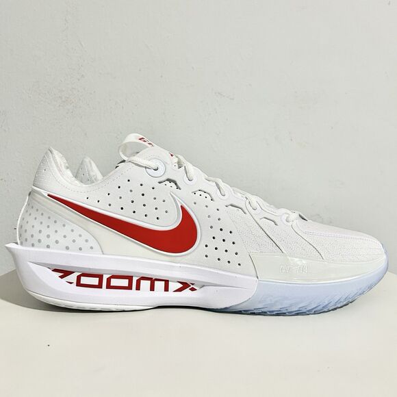 Nike Air Zoom GT Cut 3 TB Promo “White Red” Men’s Size 15 Basketball Shoes main image 5